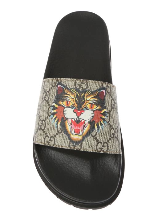 gucci belt tiger head|Gucci tiger head slides.